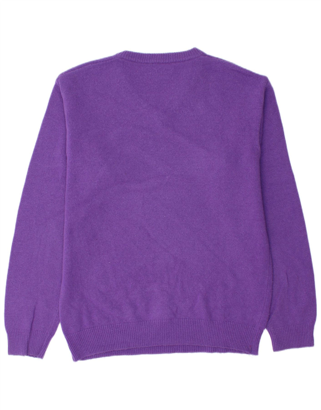 Pulover cu decolteu în V Marlboro Classics pentru bărbați, lână violetă 2XL