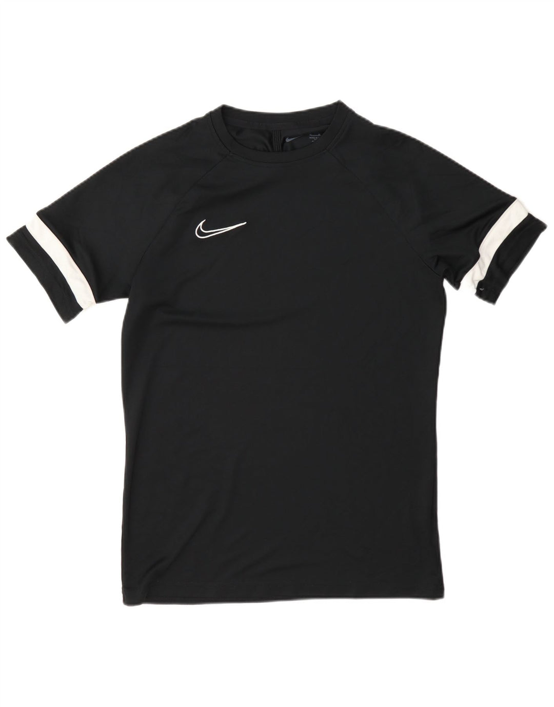 Tricou Nike Dri Fit pentru bărbați Top Mediu Negru Poliester Bloc de culoare