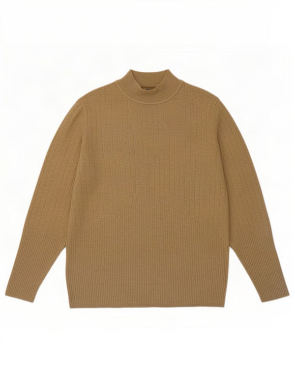 Pulover cu gât țestoasă pentru femei Marks & Spencer UK 22 3XL maro viscoză