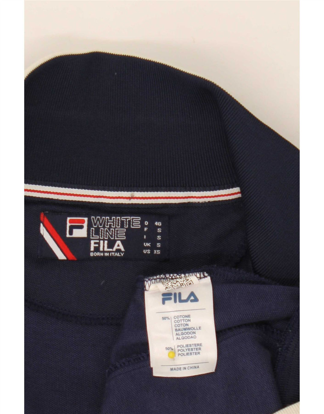 Jachetă de top pentru trening Fila pentru bărbați, bumbac, albastru bleumarin