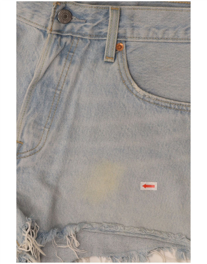 LEVI'S Womens 501 Denim Shorts W30 Medium Blue