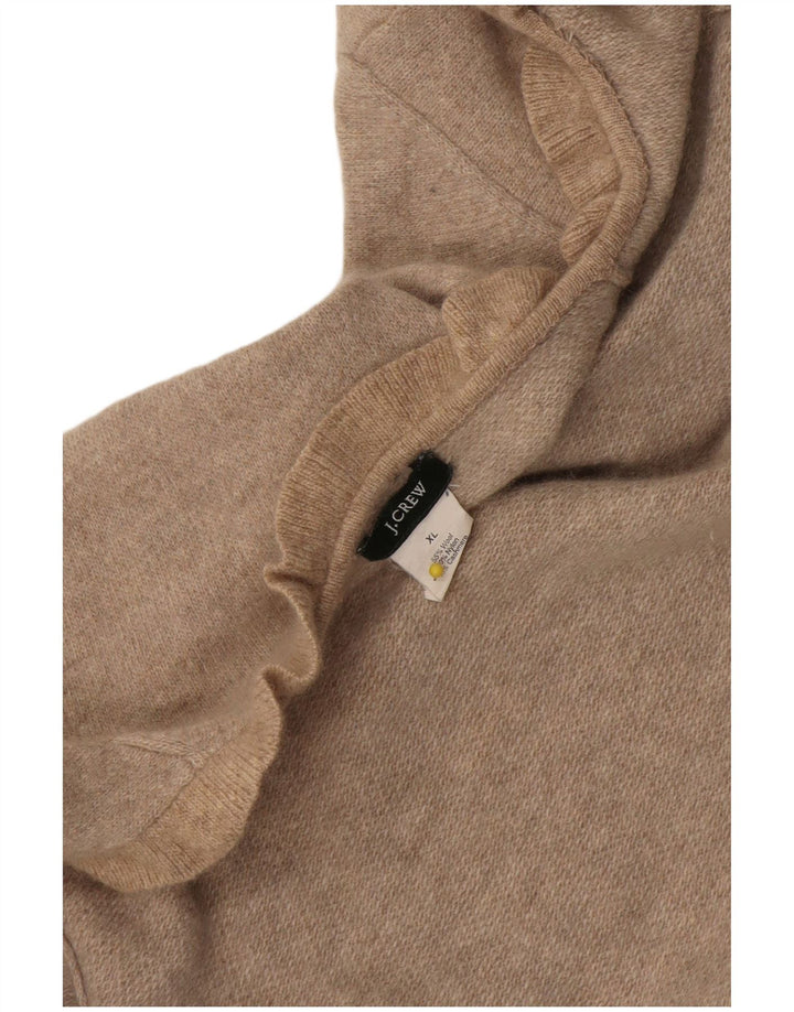 Pulover cardigan pentru femei J. Crew UK 18 XL Lână bej