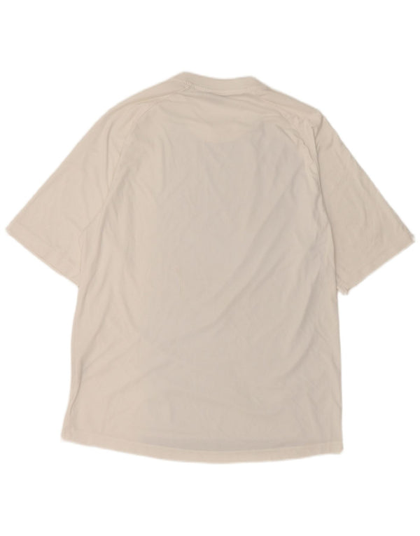 Tricou grafic Nike pentru bărbați Top UK 39/40 Medium White Colorblock Poliester