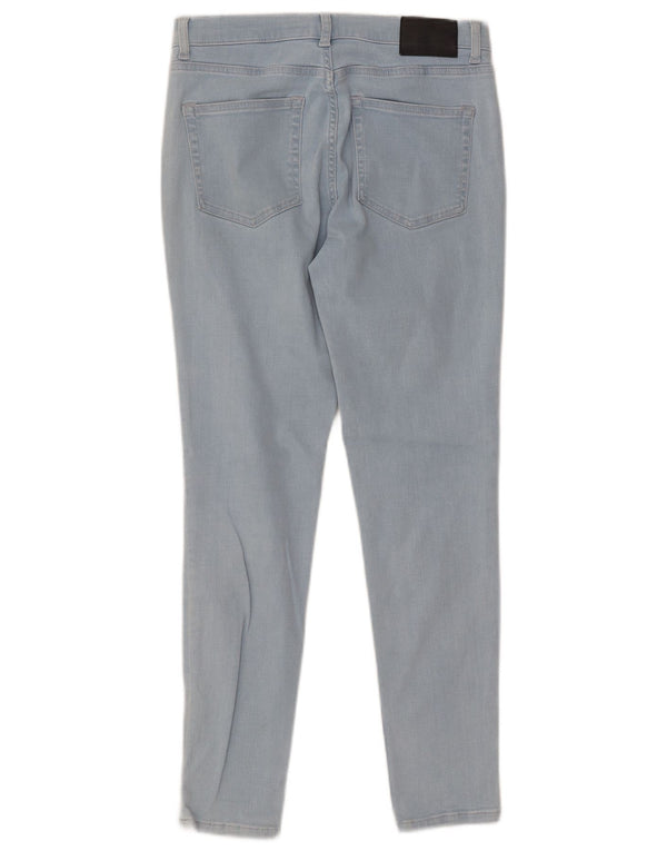 FRENCH CONNECTION Blugi subțiri pentru femei UK 12 Medium L30 L28 Bumbac albastru