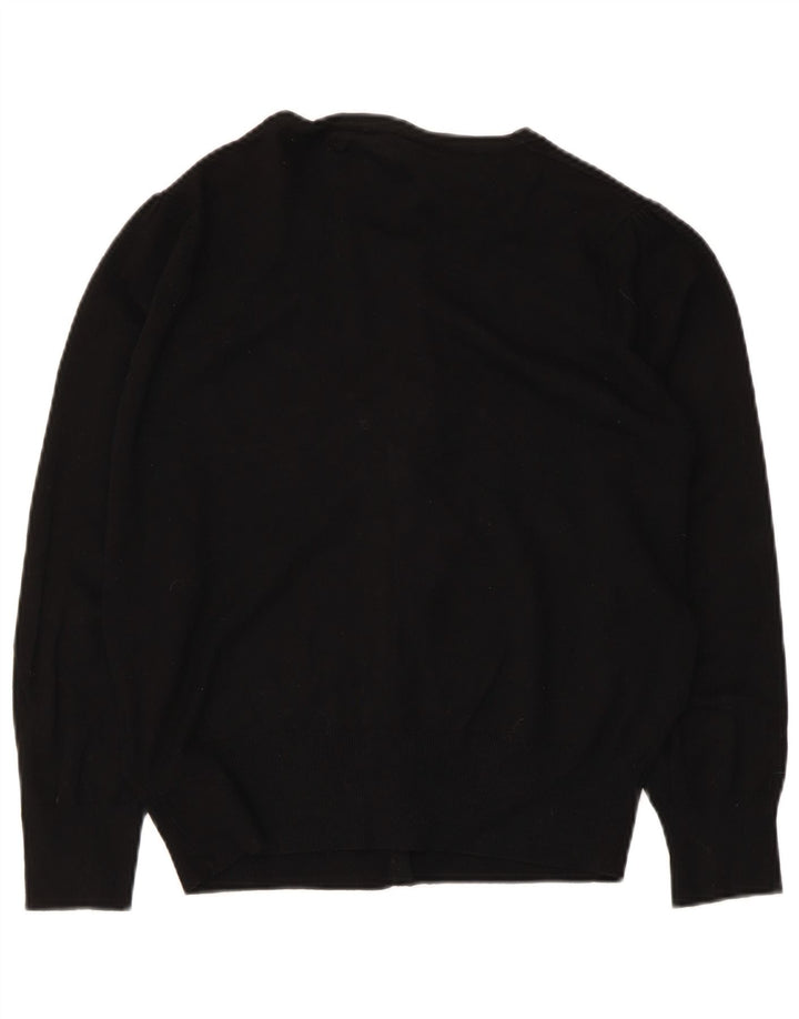Pulover cardigan pentru femei Marks & Spencer UK 14 Medium Black Viscose