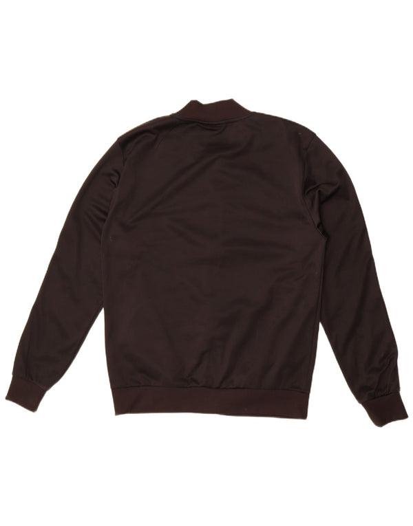 Fila Mens Graphic Tracksuit Top Jacket Small Black Polyester