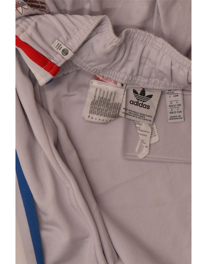 Pantaloni de trening Adidas baieti Joggeri 12-13 ani poliester gri