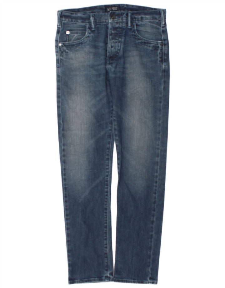 Blugi slim pentru bărbați Armani W32 L32 Bumbac albastru