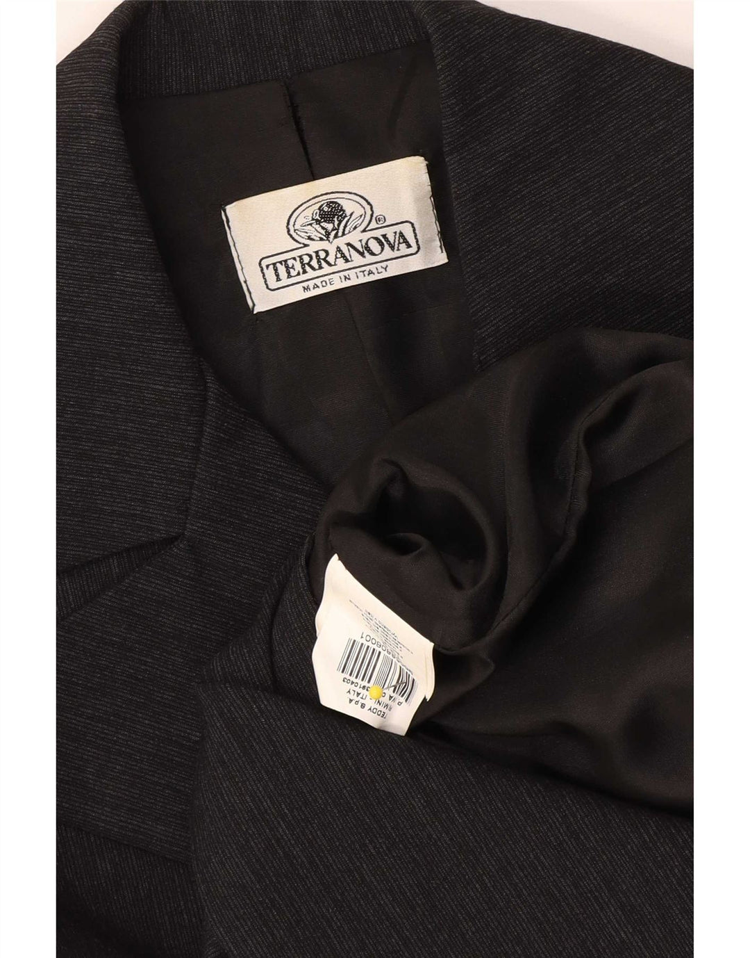 Palton pentru femei Terranova UK 10, mic cu dungi negre, viscoză