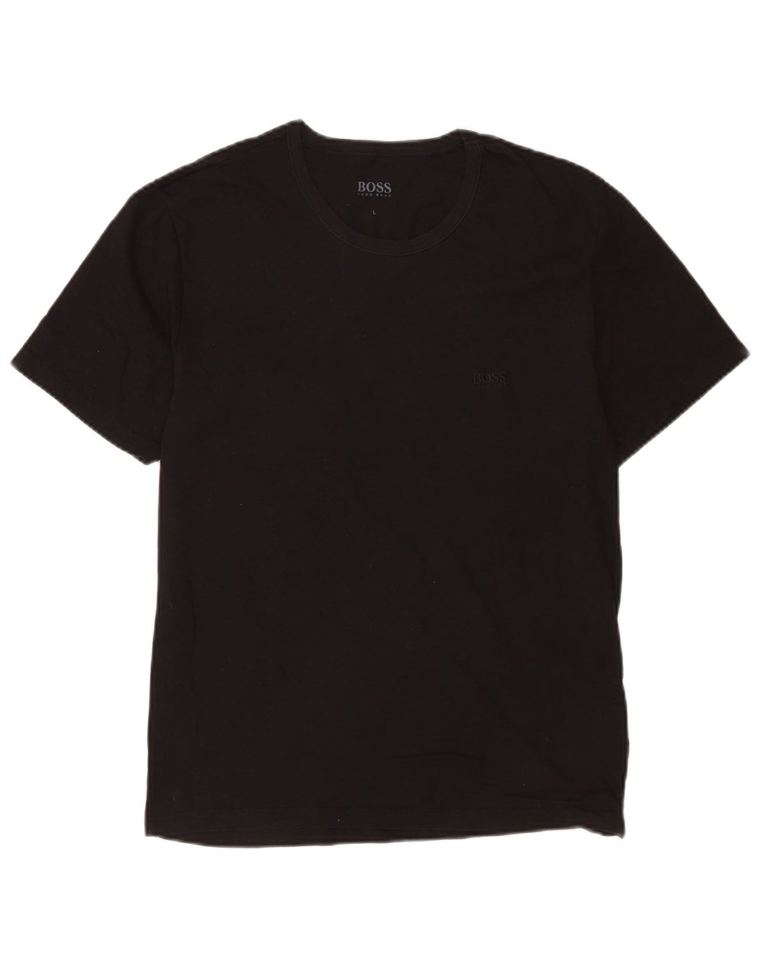 Tricou pentru bărbați Hugo Boss Top mare din bumbac negru