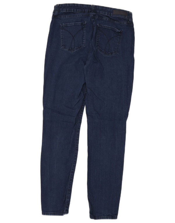 CALVIN KLEIN Blugi skinny pentru femei US 10 Medium W30 L30 Bumbac bleumarin
