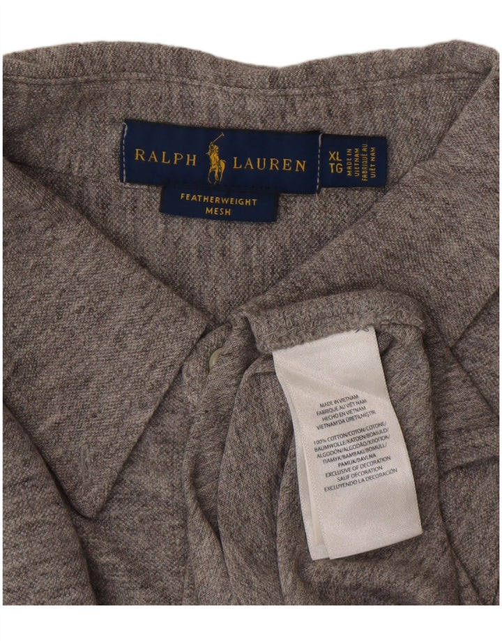 Cămașă pentru bărbați Ralph Lauren XL, bumbac cu pete gri