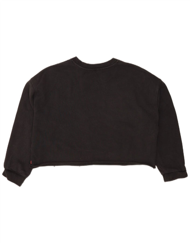 Pulover Oversized Crop Levi's pentru femei UK 16, mare, cu dungi gri
