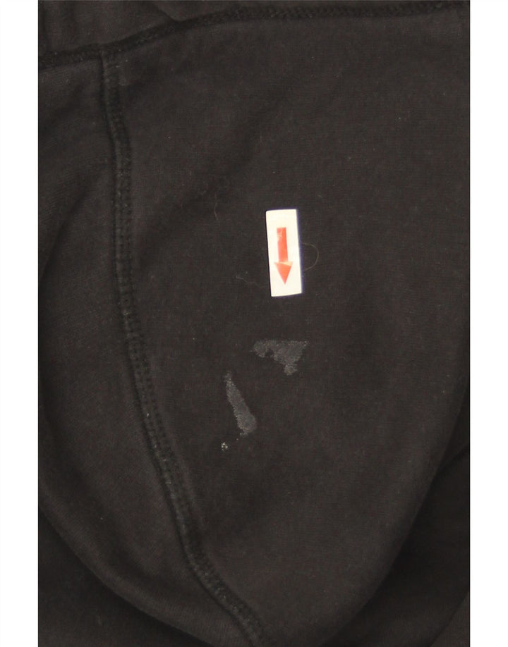 Pulover Superdry pentru bărbați, cu fermoar, bumbac mediu negru
