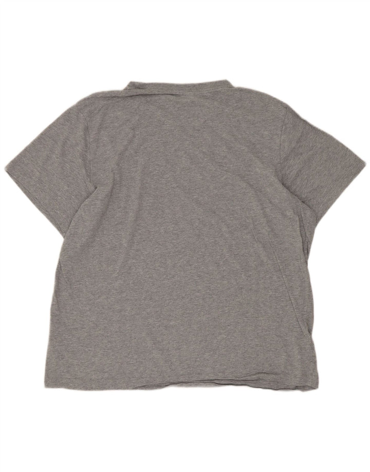 Tricou obișnuit Nike pentru bărbați Top mare din bumbac gri