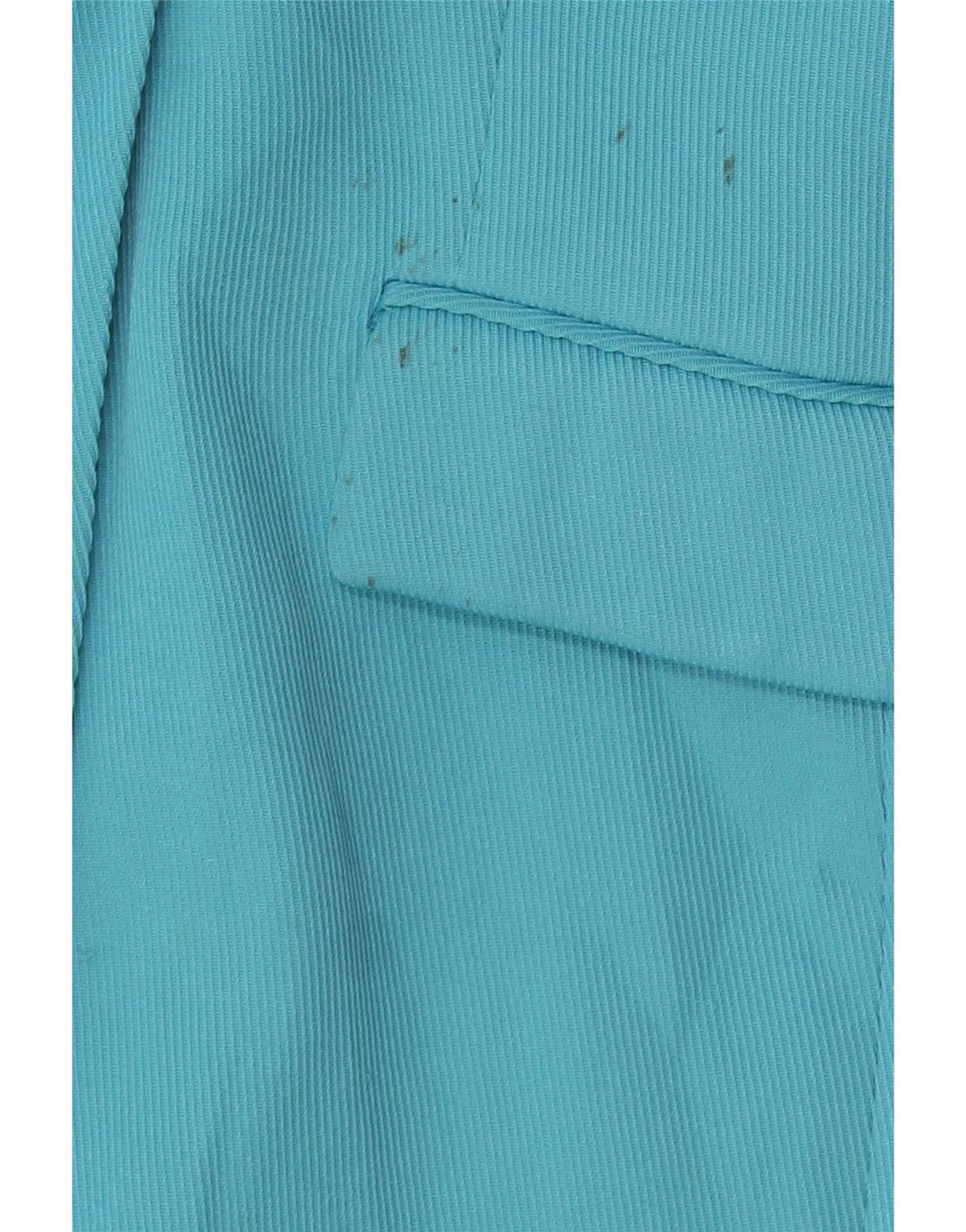 Jachetă Blazer pentru femei Zara, cu două piepturi, UK 10, poliester albastru mic