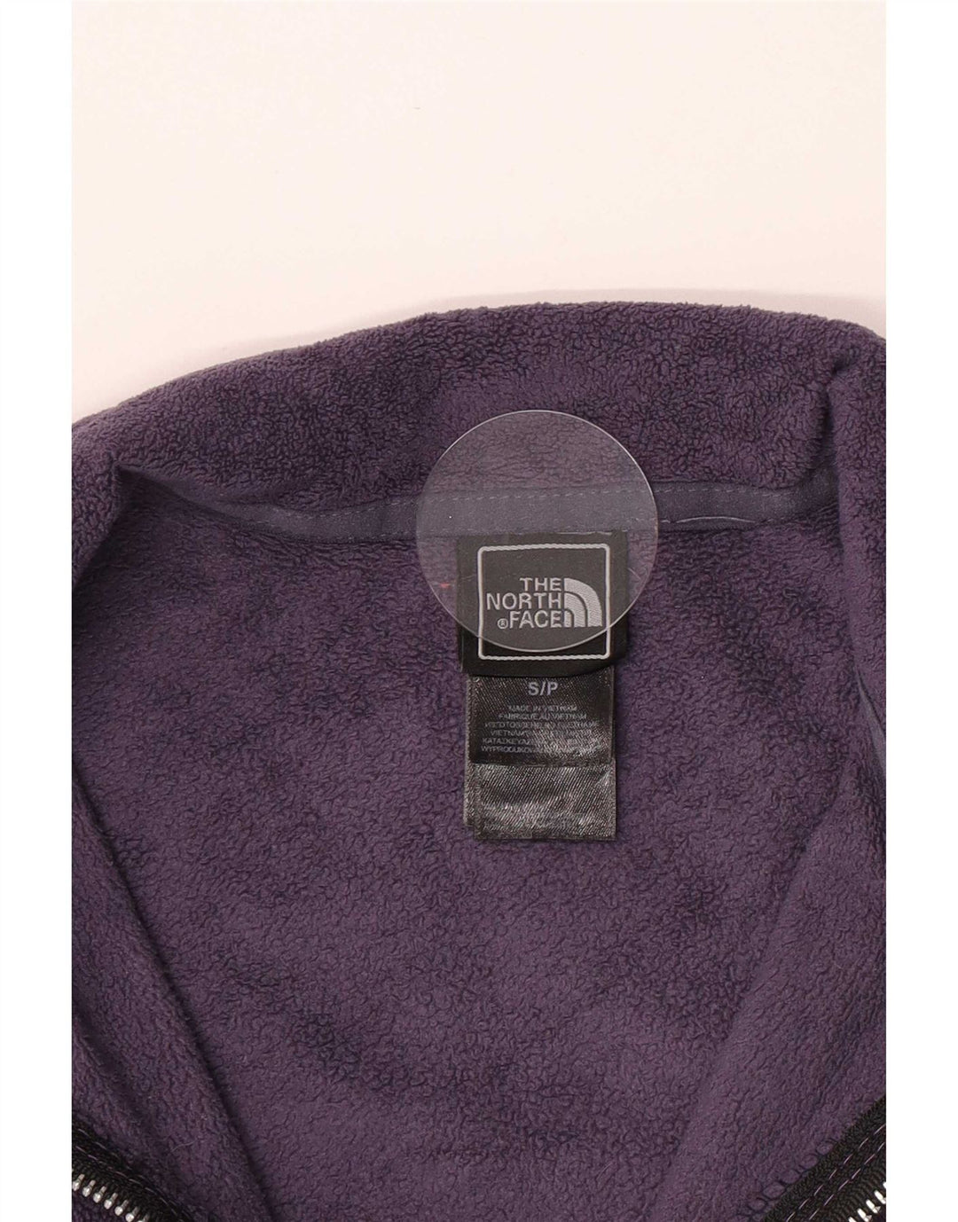 The North Face Womens Liner Fleece Jacket UK 10 Small Purple Poliester