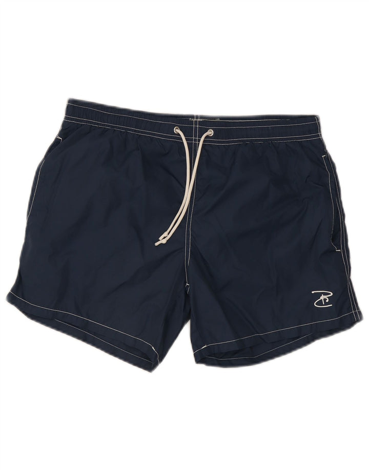 Pantaloni scurți de înot Pierre Cardin pentru bărbați, poliester mici, albastru