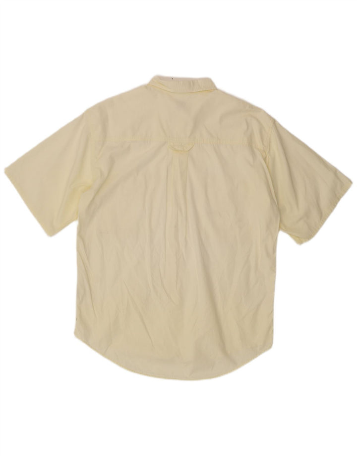 Cămașă BOSTON cu mânecă scurtă pentru bărbați Mărimea 41 16 Bumbac galben mare