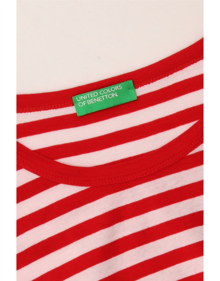 Tricou pentru femei Benetton Top UK 10 Small Red Striped