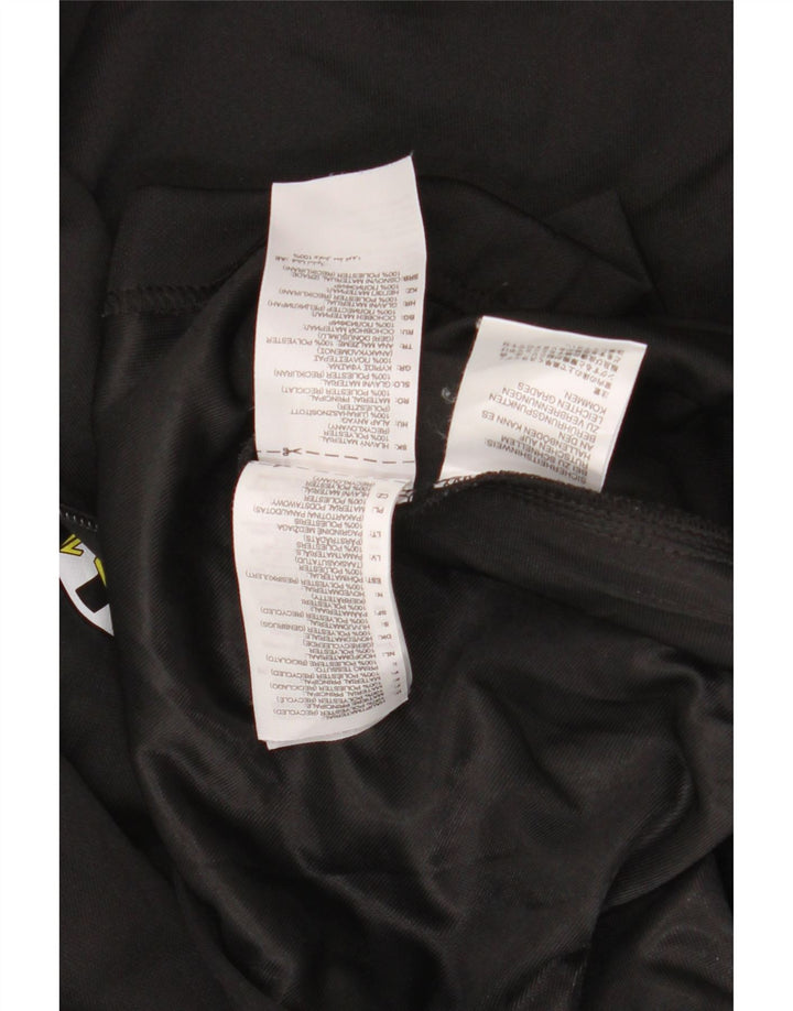 ADIDAS Mens Juventus Graphic Tracksuit Top Jacket Small Black Polyester