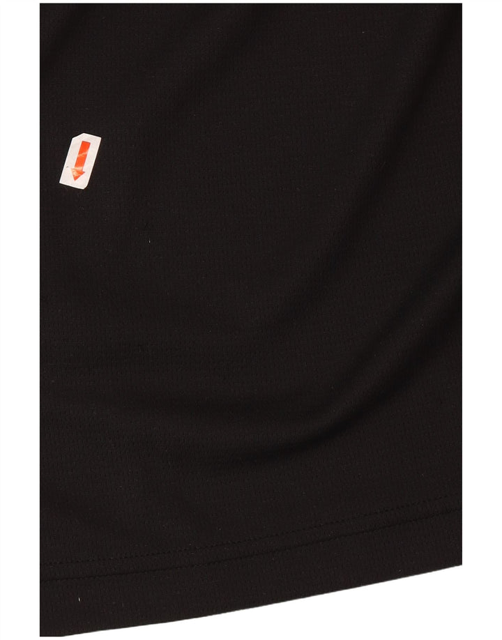Tricou polo ADIDAS Climacool pentru bărbați din poliester negru mare