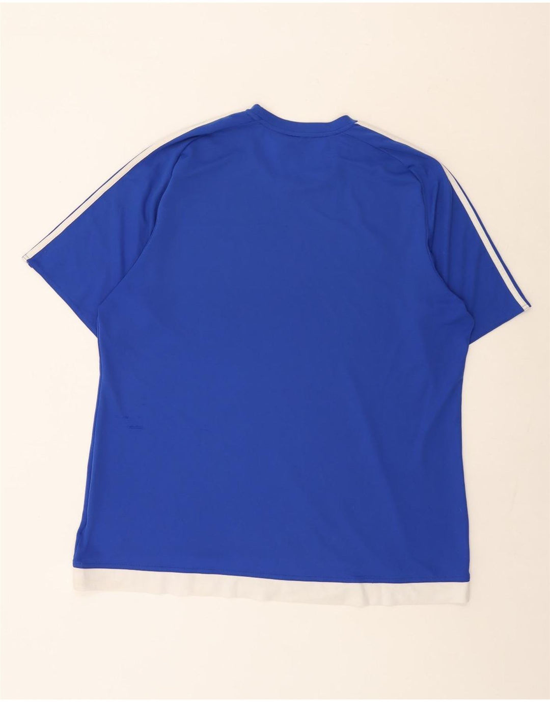 Tricou Adidas Climalite pentru bărbați Top 2XL, albastru, poliester color bloc