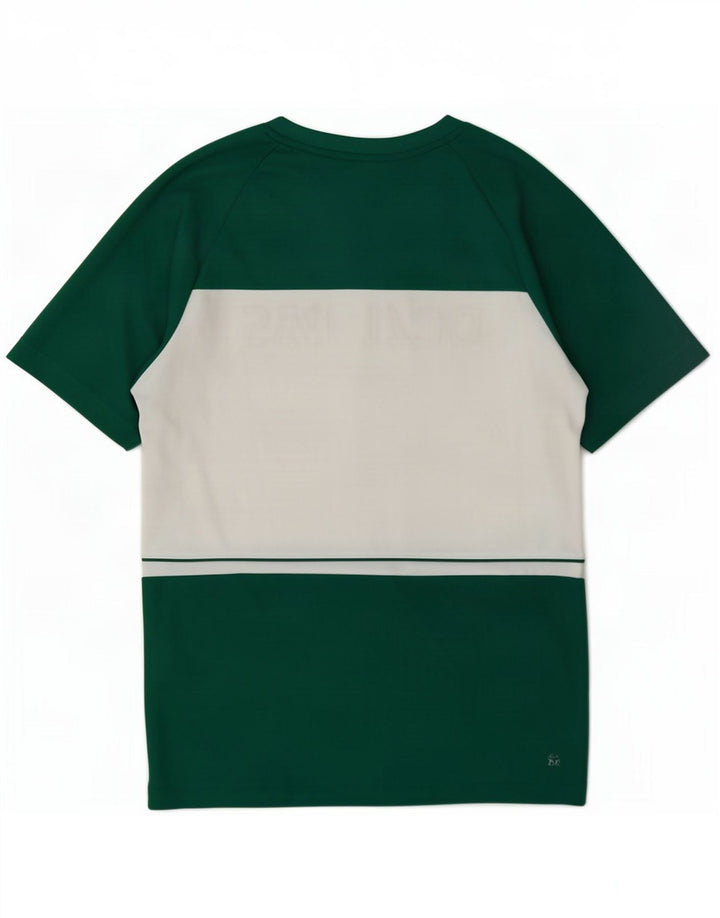 Tricou grafic pentru bărbați Lacoste Top Mărimea 3 Poliester color bloc verde mic