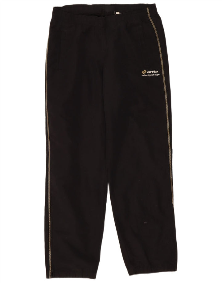 Pantaloni de trening pentru bărbați Lotto Joggeri mari, negri