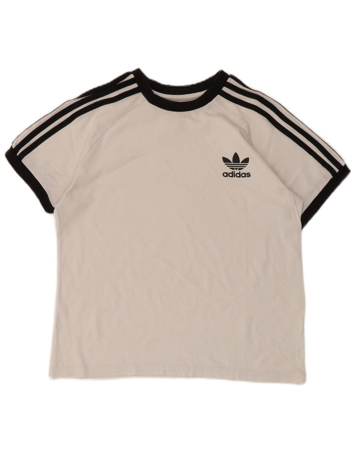 Tricou Băieți Adidas Top 11-12 Ani Mediu Alb