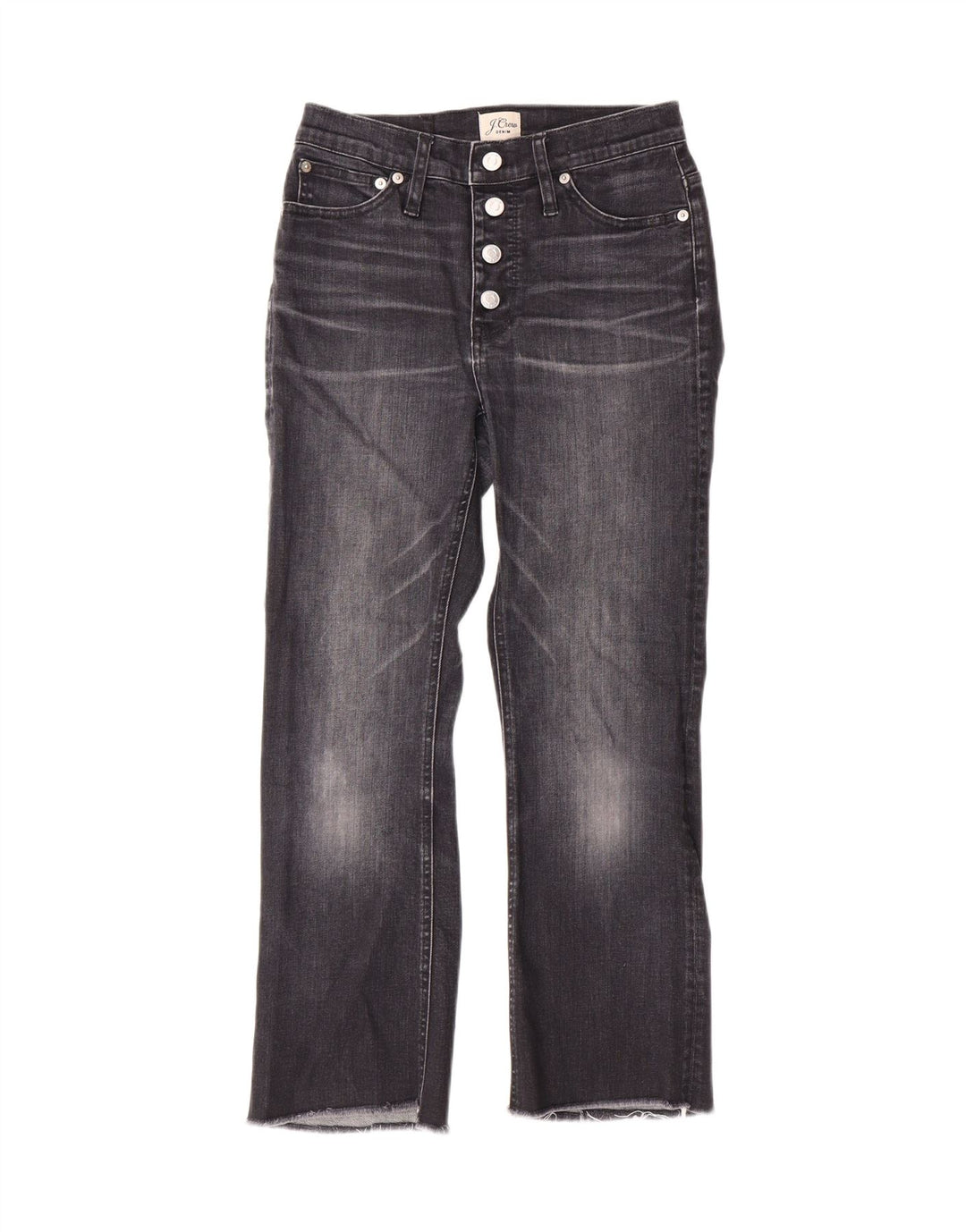 J. CREW Womens Cropped Jeans W25 L25 Black Cotton Vintage J. Crew and Second-Hand J. Crew from Messina Hembry 