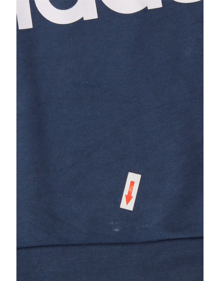 Adidas Băieți Pulover Grafic Pulover 13-14 Ani Bumbac Albastru