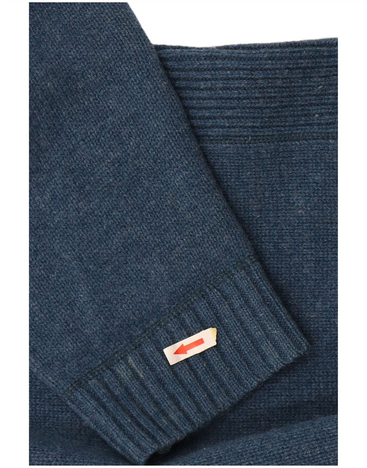 Pulover cu decolteu în V LEVI'S pentru bărbați, XL, lână albastră