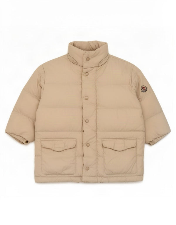 Jachetă căptușită pentru bebeluși Moncler 18-24 luni, nailon bej
