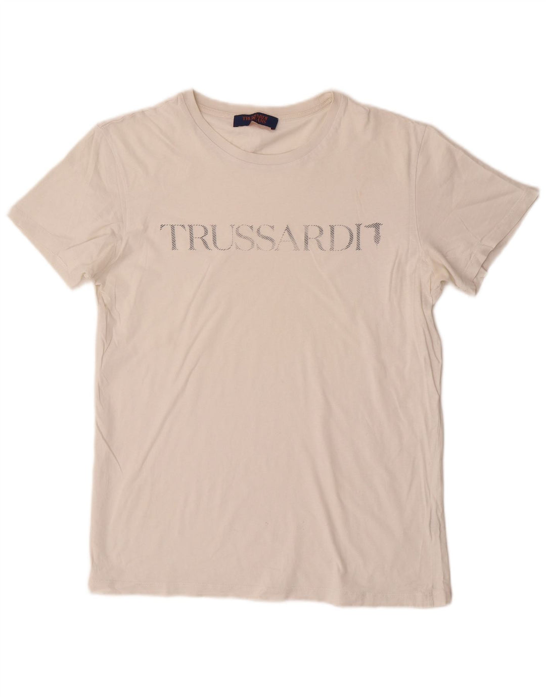 Tricou grafic Trussardi Jeans pentru bărbați Top mediu alb