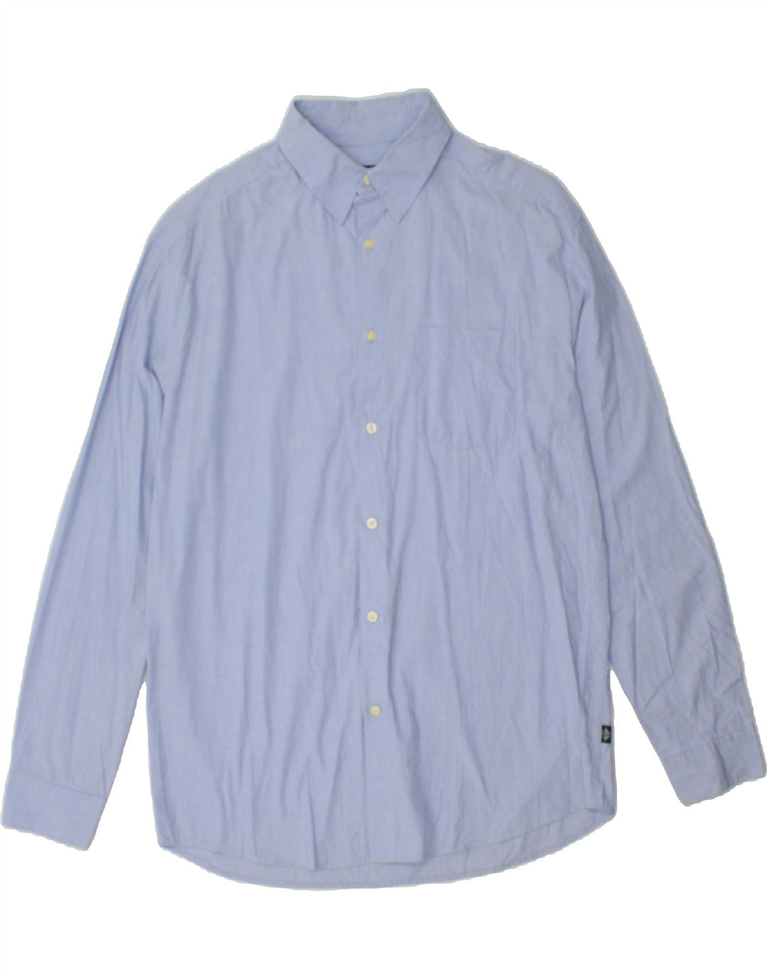 DOCKERS Mens Khakis Shirt Large Blue Vintage Dockers and Second-Hand Dockers from Messina Hembry 
