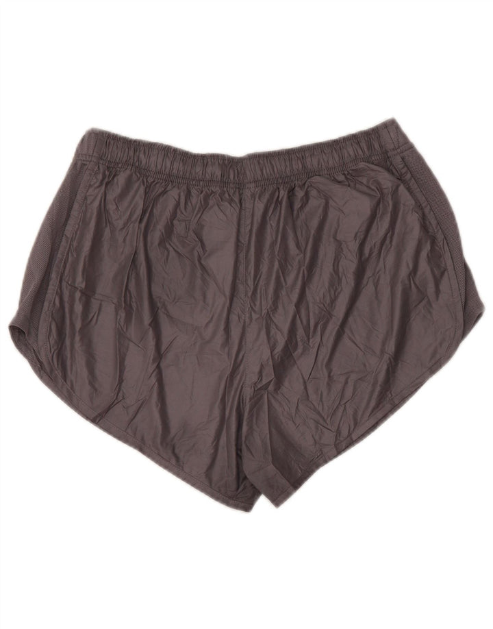 Pantaloni scurti sport NIKE Dri Fit pentru femei UK 14, mari, gri