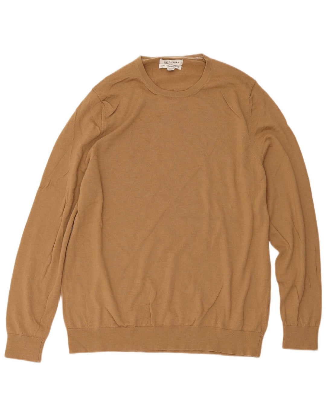 Pulover pentru bărbați Marks & Spencer Autograph cu gât turnu, 2XL, bej