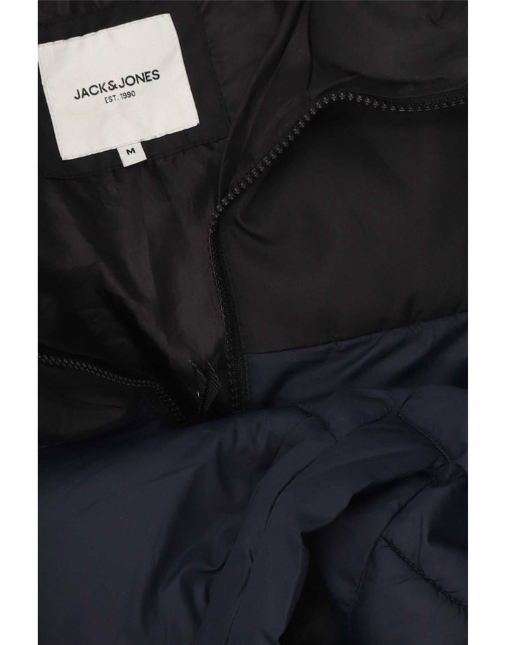 Jachetă căptușită pentru bărbați Jack & Jones UK 38 Medium Bleumarin Colorblock