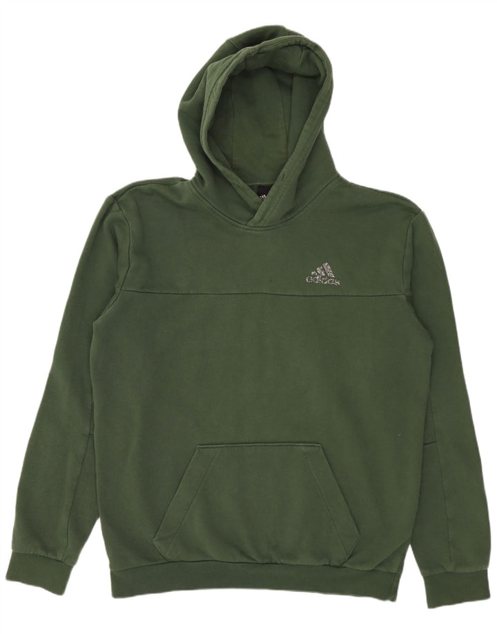 Pulover ADIDAS pentru bărbați, bumbac verde mediu