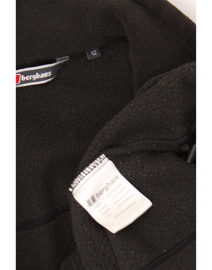 Jachetă din lână pentru femei Berghaus UK 12 Poliester negru mediu