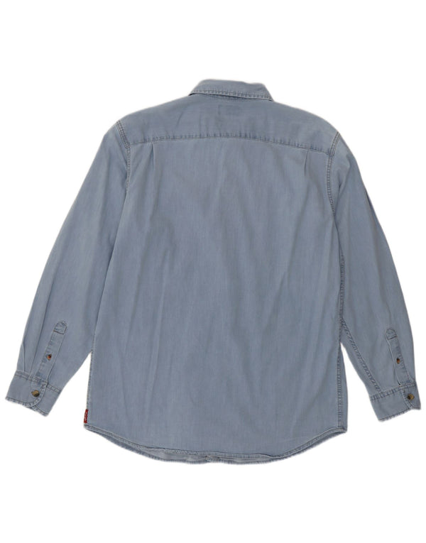 Cămașă din blugi pentru bărbați Wrangler, albastru mare