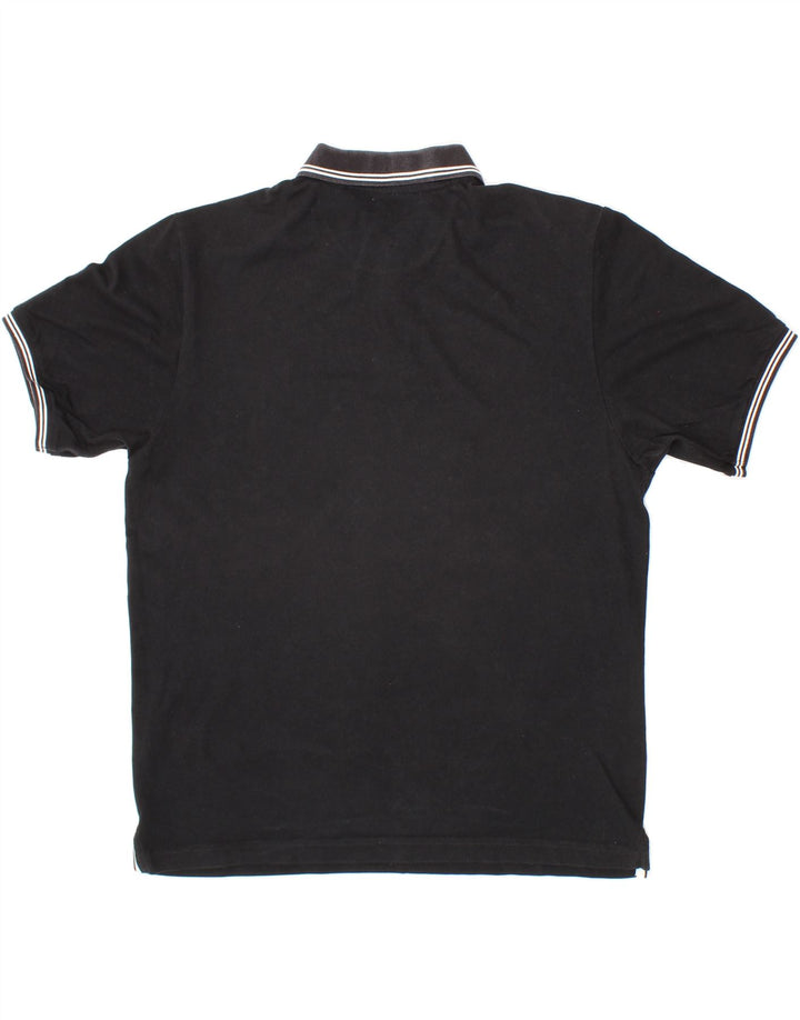 CHAMPION Mens Easy Fit Polo Shirt Large Black Cotton Vintage Champion and Second-Hand Champion from Messina Hembry 