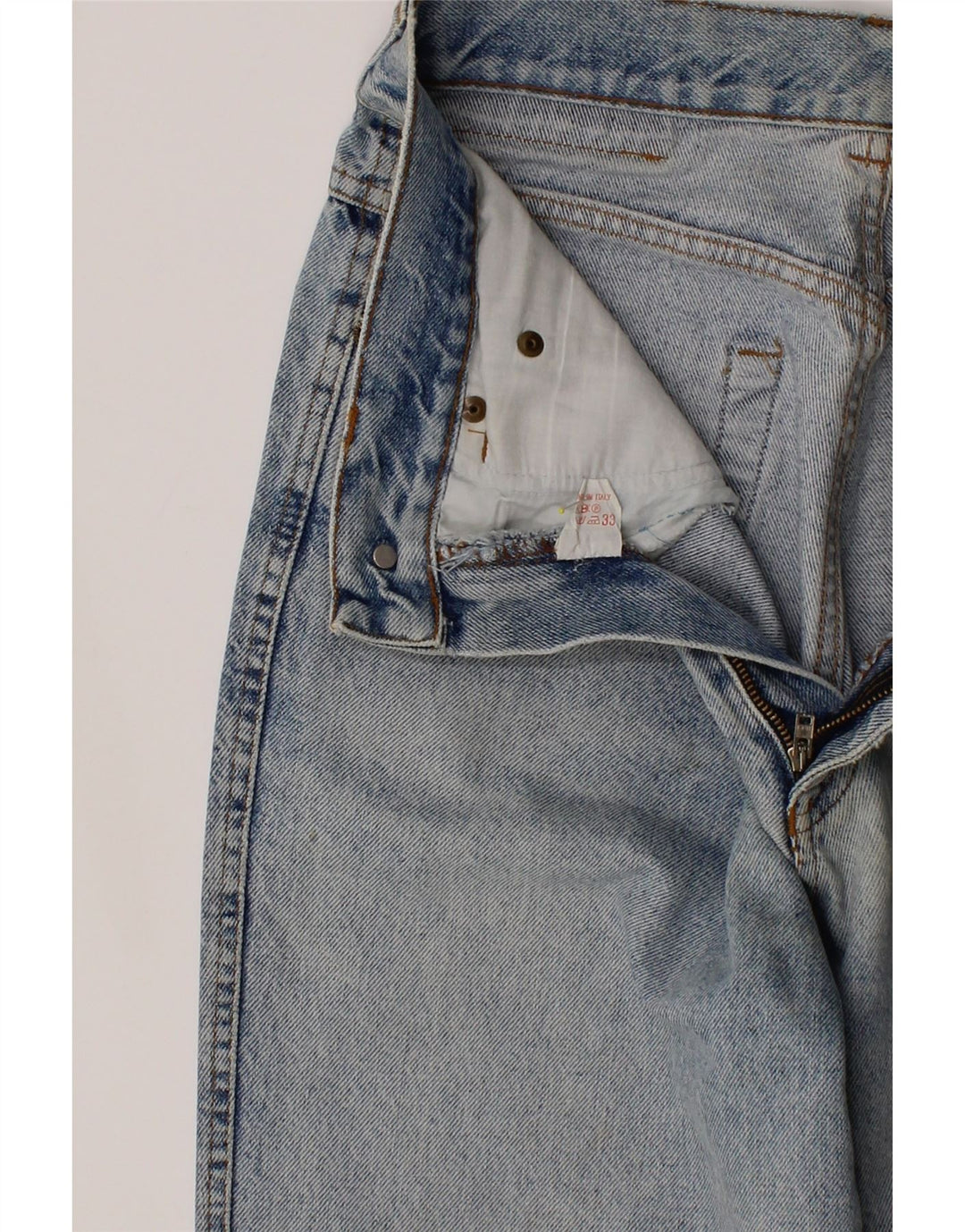 WAMPUM Mens Tapered Jeans W33 L31 Blue Vintage Wampum and Second-Hand Wampum from Messina Hembry 
