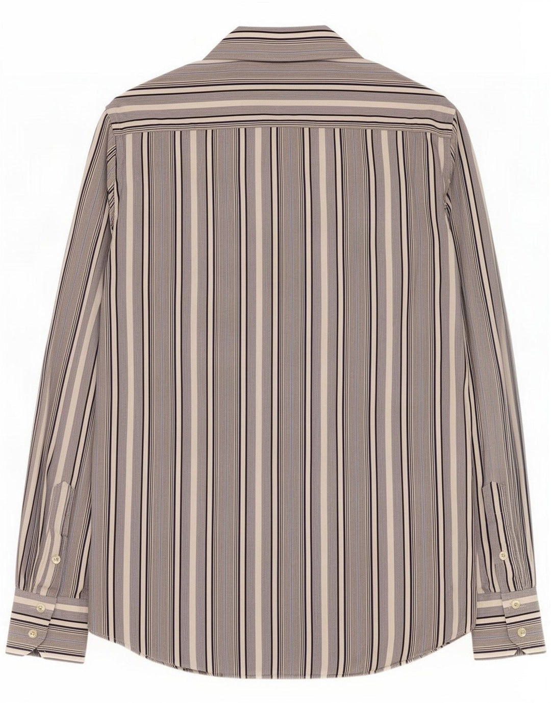 Massimo Dutti Cămașă Slim Fit pentru bărbați, cu dungi mari, albastre