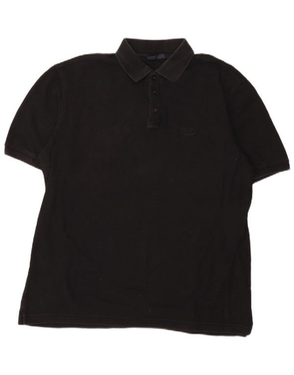 Tricou Polo Fila Bărbați IT 54 XL Bumbac Negru