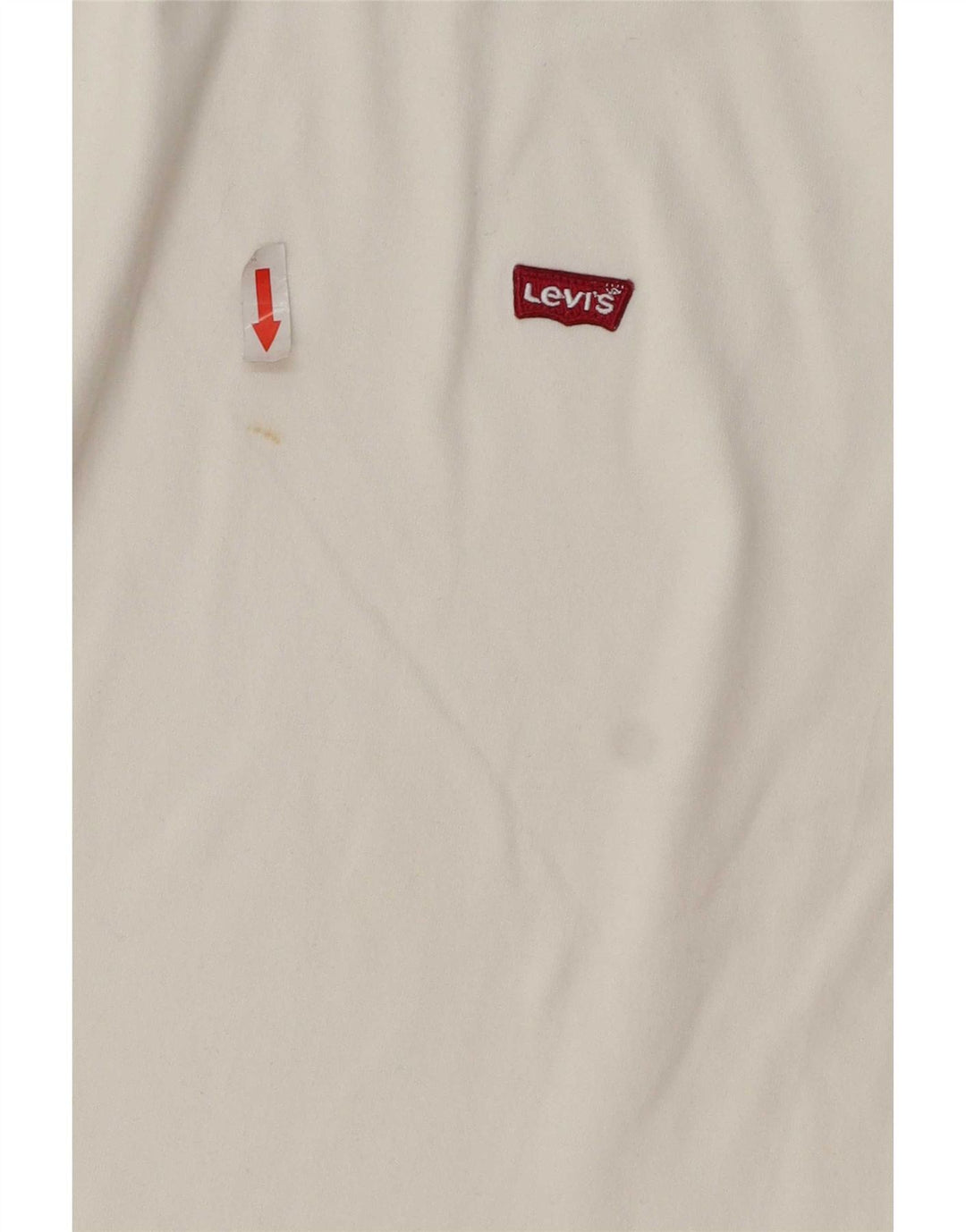 Tricou Levi's Standard Fit pentru bărbați Top mediu din bumbac alb