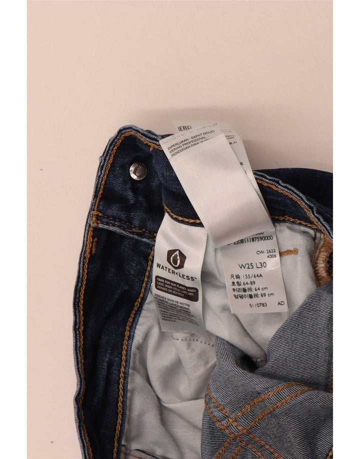 Blugi Levi's pentru femei 725, cu talie înaltă, lyocell, W25 L30, bleumarin
