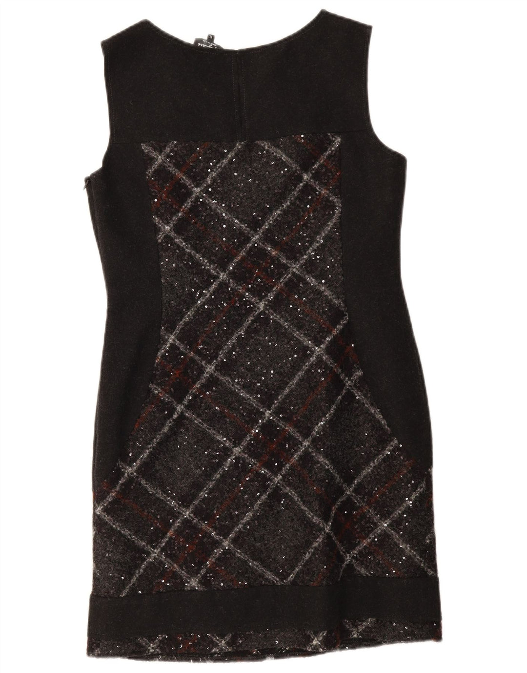 Marks & Spencer Rochie teacă Per Una pentru femei UK 12 Medium Black Check