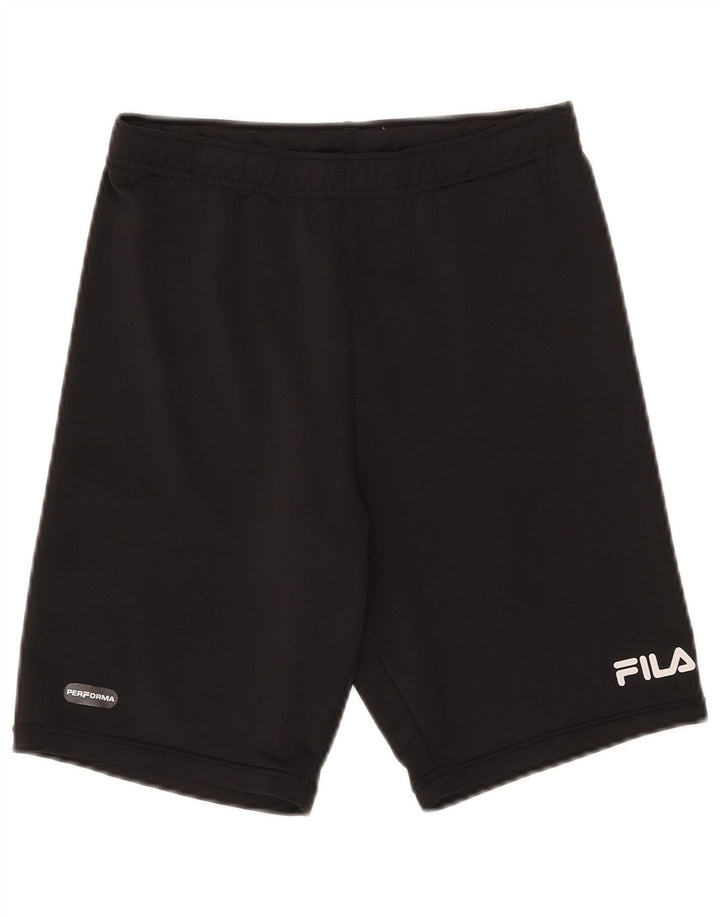Pantaloni scurți sport Fila pentru bărbați IT 50 Poliester mediu negru